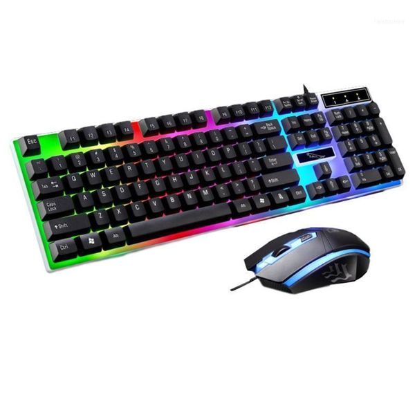 

gaming keyboard mouse set with backlight led optical for notebook lapdeskpc11
