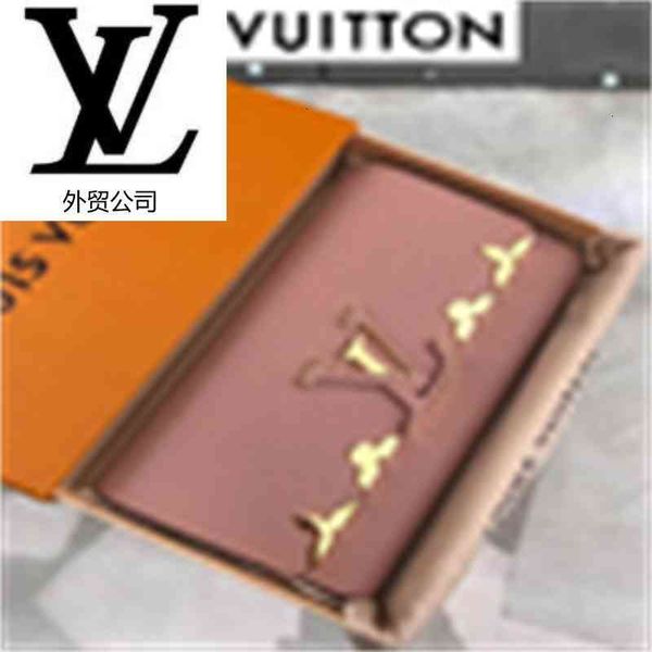 

compact brand long designer real luxury chain m64552 clutches ballet leather pink wallet flower wallets decoration purse wallet evening wome