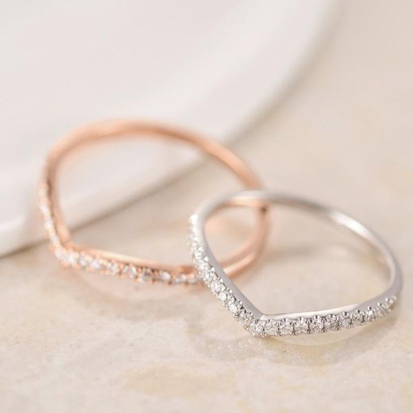 

cluster rings deputy ring pure 18k gold df color moissanite party tail wedding anniversary classic custom, Golden;silver