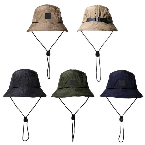 Novo chapéu de balde de moda dobrável chapéu de pescador unissex designer chapéu de sol ao ar livre caminhadas escalada caça praia pesca chapéus homens draw string cap 886