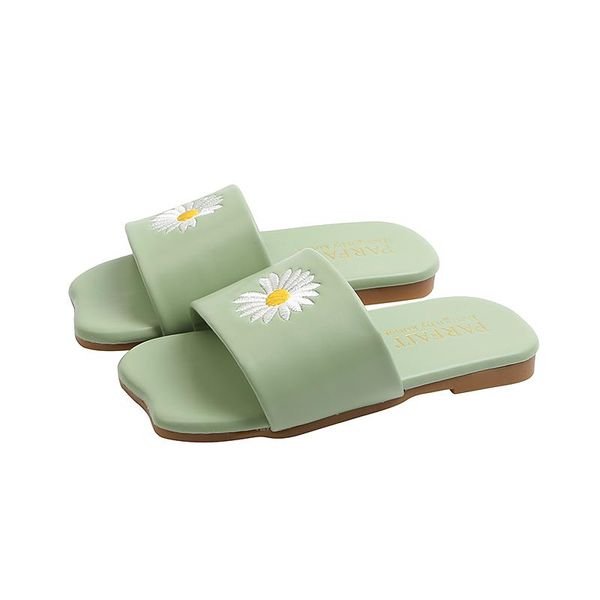 

slipper summer flower girl children' shoes children slides, Black;grey
