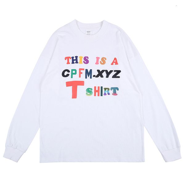 

2021 new this is it. cpfm fashion men's plaid t-shirt dft5, White;black