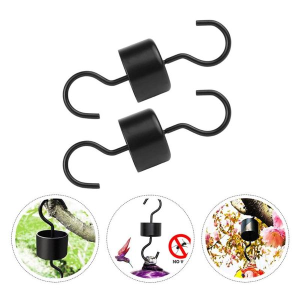 

2 pcs hummingbird feeders accessory hooks ant moat feeder insect guard