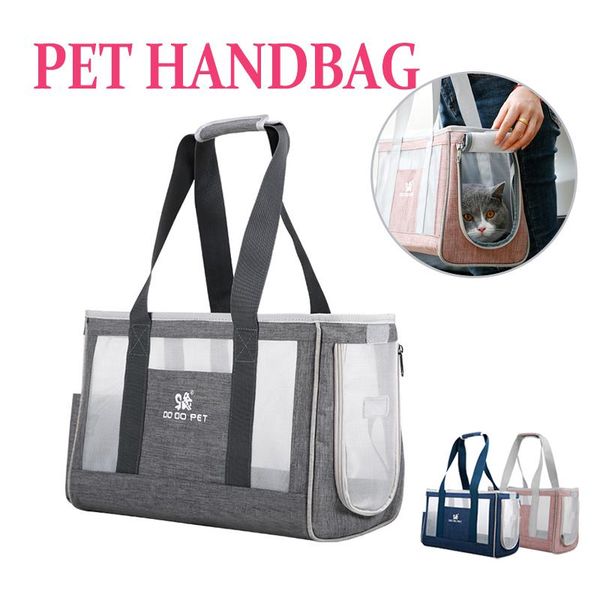 

light portable pet dog cat handbag cat single shoulder bags breathable dog carrier bag fashion travel puppy bag pet supplies