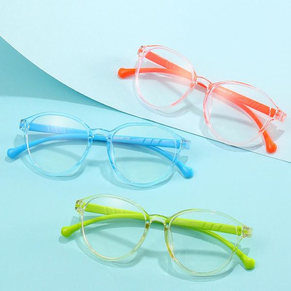 

sunglasses kids anti blue light blocking glasses children optical frame eyeglasses boys girls computer transparent eyewears uv400, White;black