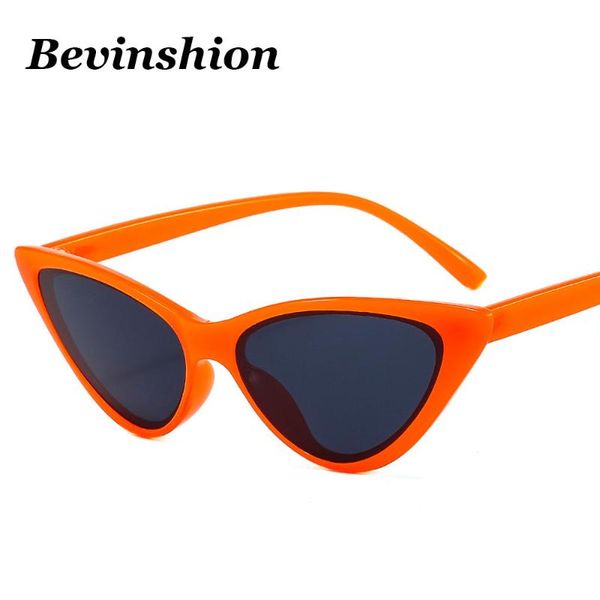 

sunglasses 2021 vintage small frame cat eye women korean buddy sun glasses ladies retro cateye gafas de sol uv400, White;black
