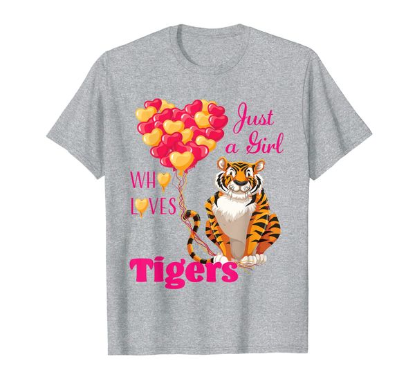 

adorable just a girl who loves bengal tiger t-shirt, White;black