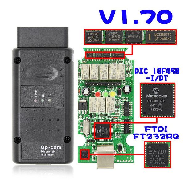 

code readers & scan tools opcom 2014v for op com 1.70 flash firmware update car diagnostic op-com 1.95 pic18f458 can bus obd obd2 auto