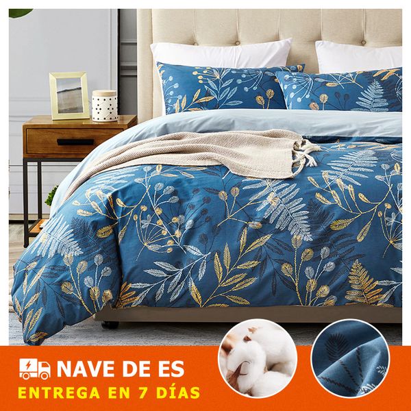 Conjunto de tampa de edredão Elka Conjuntos de cama 100% algodão com fronhas para quarto 140 x 200 200X200 240x220cm de alta qualidade 210317