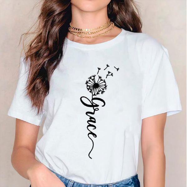 

and women womens dandelion mens t shirt cute plant trend fashion graphic 90s summer autumn print female tee, White;black