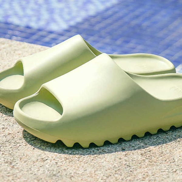 

yeesy slide women men slippers desert sand bone resin bench foam runner sneakers brown football basketball soccer shoes sports fashion sqfd, Black