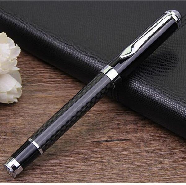 

gel pens carbon fiber design metal pen rollerball gray weave edition 988 business