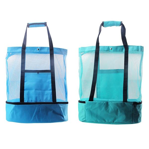 

outdoor picnic camping insulation bag portable mesh shopping bag