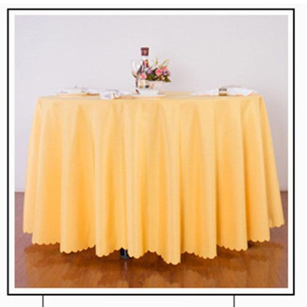 

balle round tablecloths circular table cover washable polyester for buffet table parties holiday dinner