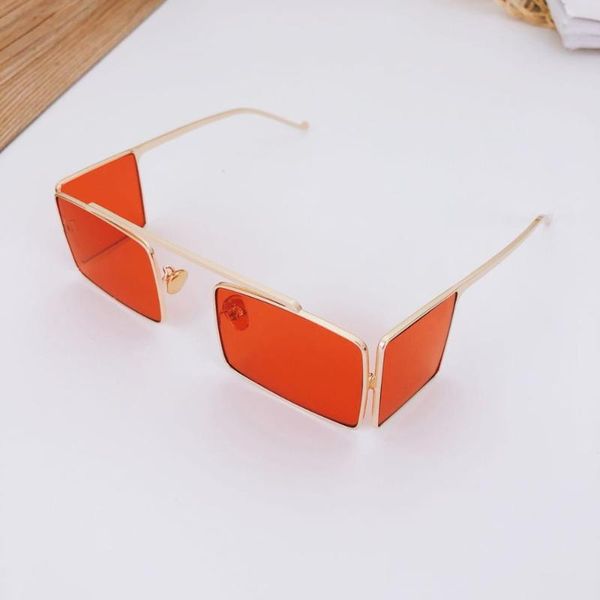 

new 2021 vintage luxury punk style sunglasses quality handmade side shield brand design rectangular sun glasses with box nx, White;black