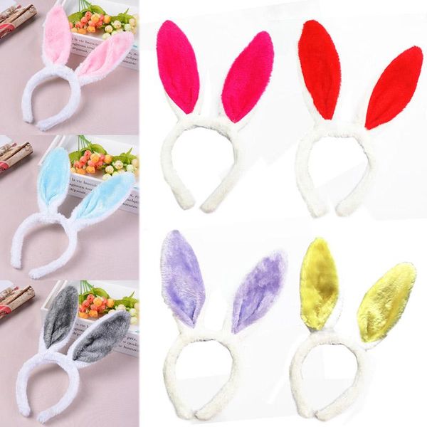 

cute children handmade ears party 1 pcs plush hairband kids hair hoop hair accessoires gifts headbands for girls, Slivery;white