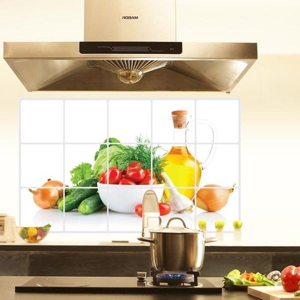 

wallpapers self adhesive fruits vegetables waterproof wall sticker pvc anti oil kitchen wallpaper heat resistance diy home decor