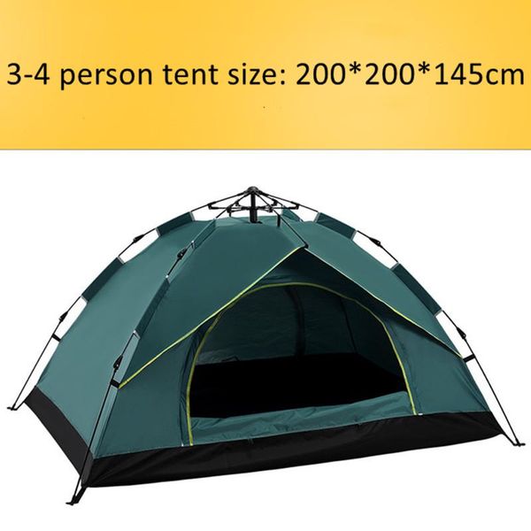 

tents and shelters camping tent travel one-touch 4 seasons multifunction for person tourist two layer -up family