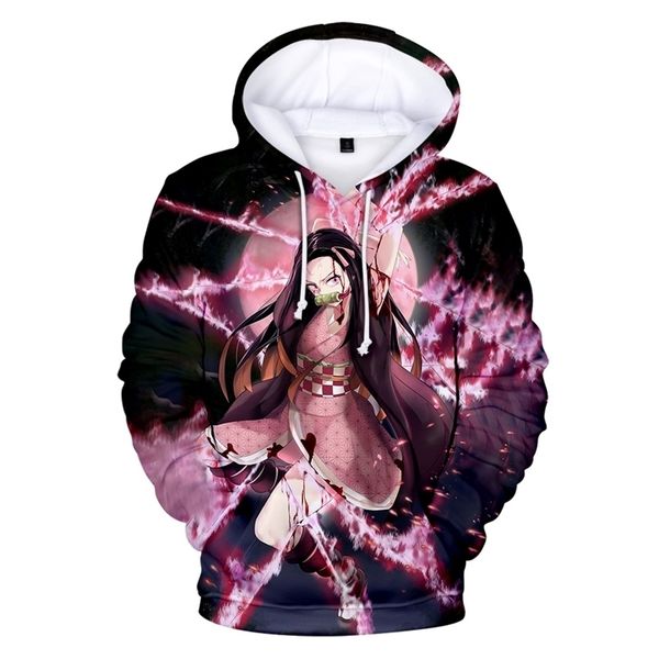 

anime demon slayer kimetsu no yaiba 3d printed hoodies men women hoodie harajuku sweatshirts boys girls tracksuits clothes 211110, Black