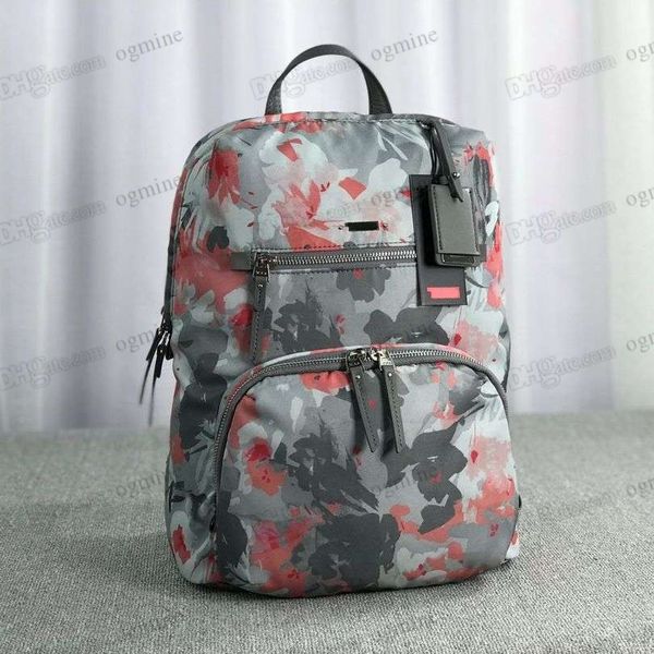 

designer young boys girls bags large capacity mens and womens school backpack fashion nylon canvas material halo dyeing flower decoration tu