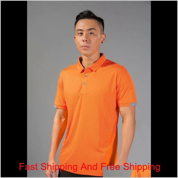 

gym polo running shirt men quick dry breathable golf t-shirts running slim fit tees sport fitness gym te qylmws item_home, Black;blue
