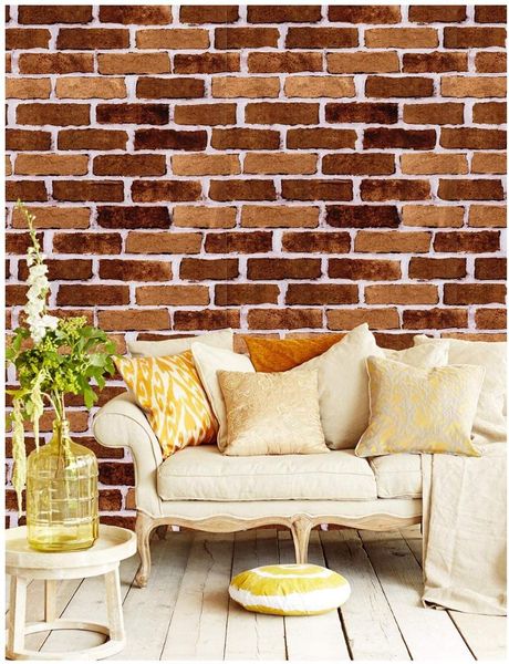 

wallpapers waterproof brick wall paper contact type removable self-adhesive background wallpaper drawer lining decorative film