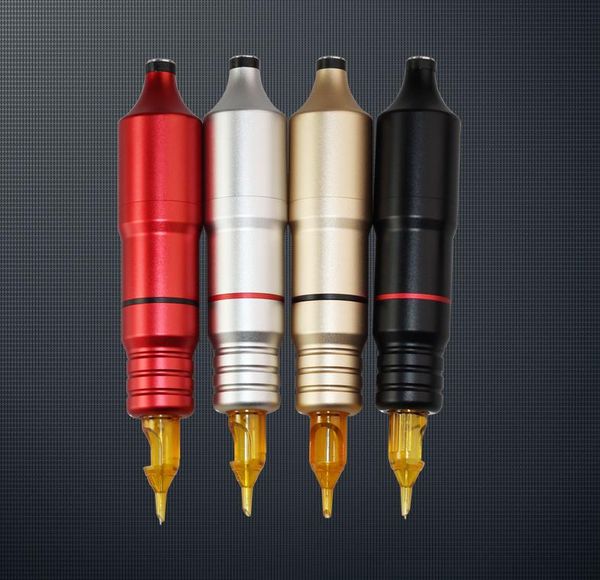 

tattoo guns kits professional permanent makeup eyebrow beauty lips cartridges needles machine pen strong motor small heat 3 colors