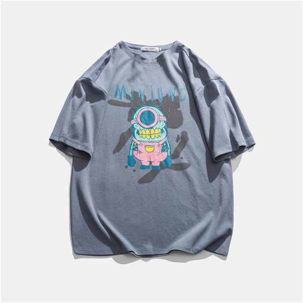 

no vulgarity 2021 summer new oversize printed short sleeve t-shirt men's half sleeve off shoulder casual tee, Black
