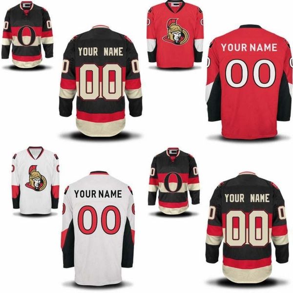 

mens hockey jerseys 2 dion phaneuf 3 marc metottawa senators jerseys,name and number stitched embroidery, Black;red