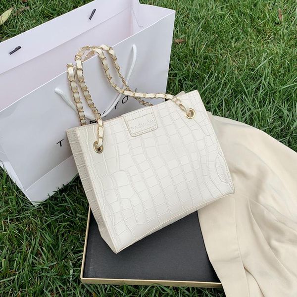 

evening bags 2021 luxury women large capacity handbags pu leather stone pattern shoulder messenger fashion exquisite shopping bag