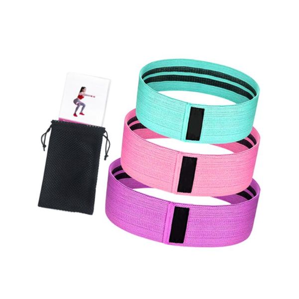 

resistance bands 1 set anti-slip hip elastic band bodybuilding belt for leg exercises bulifting active squats exercise workout