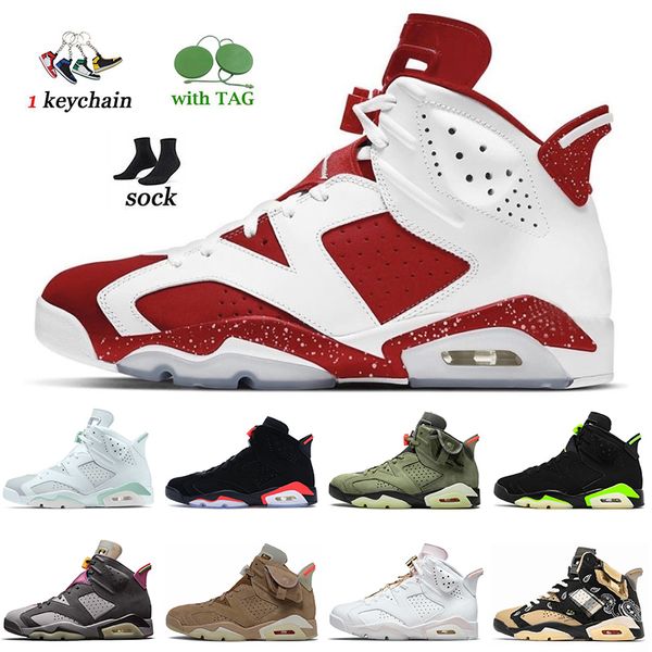 

red oreo 2022 new designer jumpman 6 mens basketball shoes 6s luxury sports tiffany blue british khaki black infrared cactus jack unc black