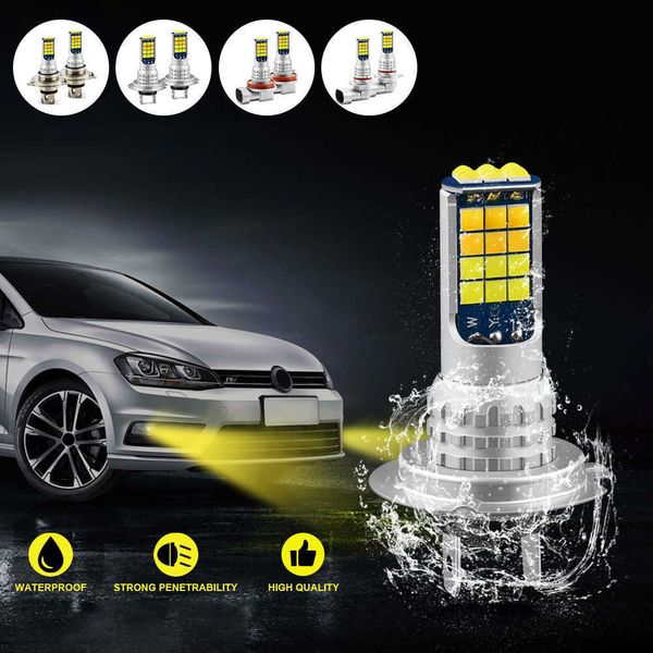 1 paio di lampadine per fari fendinebbia a LED per auto guida automatica lampada antinebbia luce di marcia diurna ad alta luminosità parti di automobili lampada per moto impermeabile