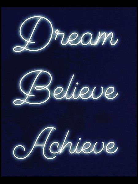 

other lighting bulbs & tubes neon sign for dream believe achieve glass decorative professional real signs home net bar