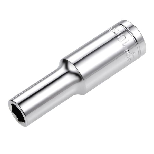 

hand tools uxcell 1/2-inch drive 6 point deep socket 10mm metric steel