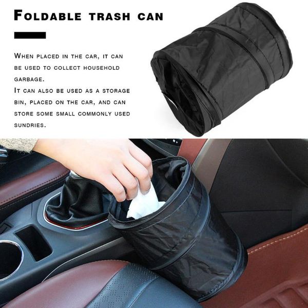 

other interior accessories fashion wastebasket trash can litter container car auto garbage bin/bag waste bins household cleaning tools