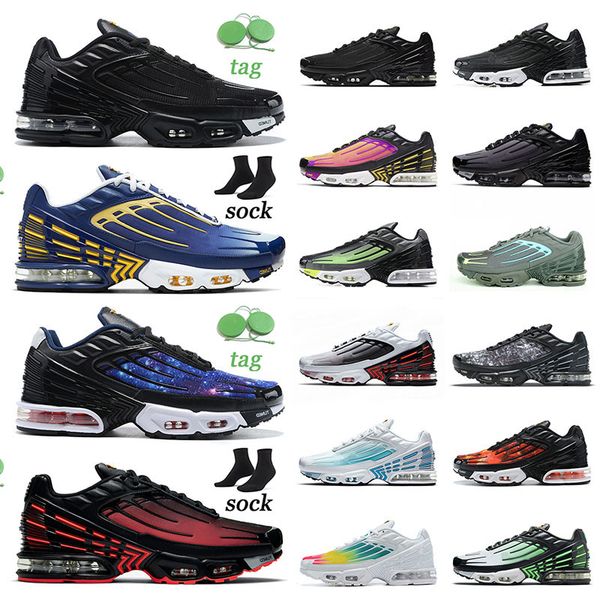 

tn authentic tns iii mens womens running shoes lightweight mesh plus tennis sport sneaker men stripe black white light blue sliver sneaker c