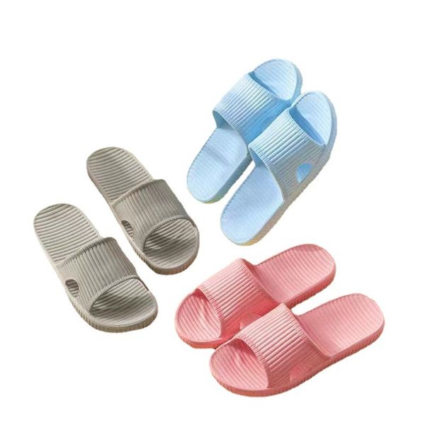 

70% off factory online slippers female summer lovers home bathroom bath antiskid cool slippers male soft bottom flat, Black
