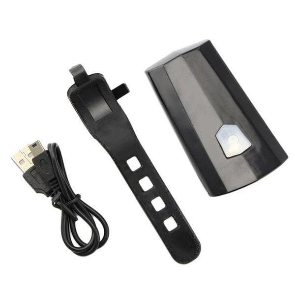 

torch ultra bright usb rechargeable 15 lumens front bike bicycle light la4266 perfect for night cycling