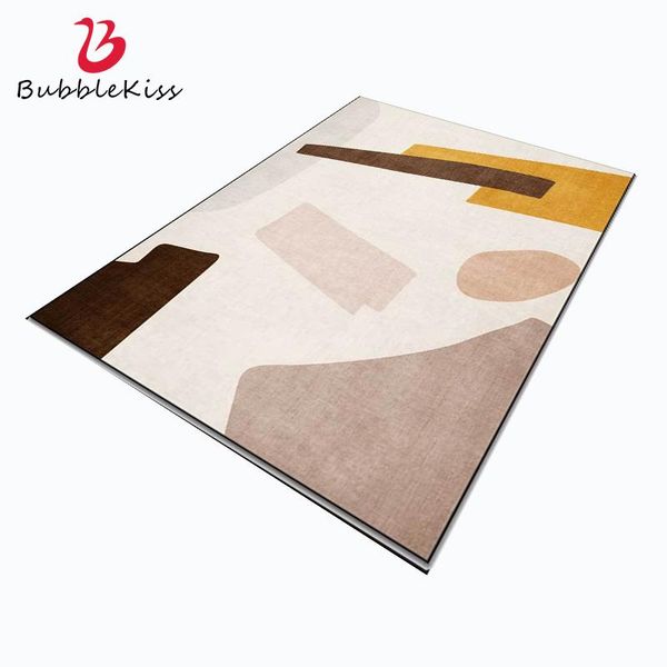 

carpets bubble kiss nordic style carpet for living room home irregular geometric morandi pattern yellow bedside bedroom rugs