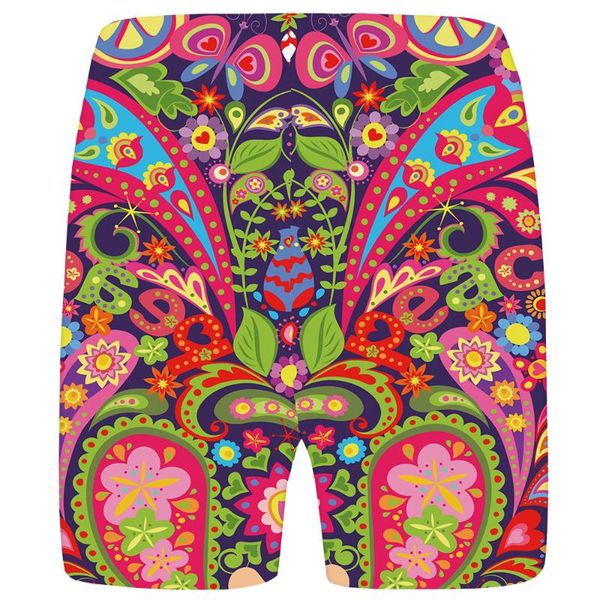 

women's shorts kyku flower women colorful casual short pants beautiful 3d printed vintage ladies womens summer, White;black