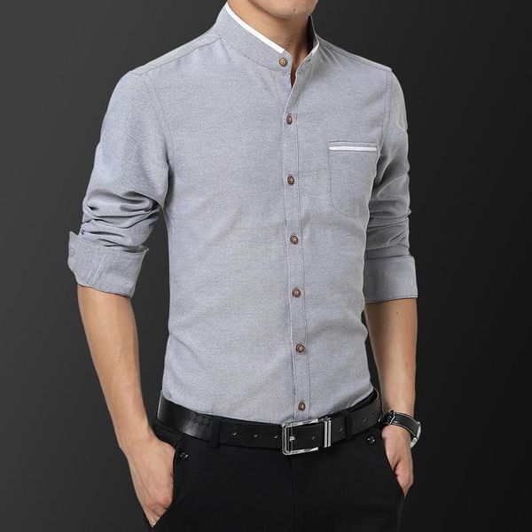 

men's casual shirts 2021 spring and autumn shirt business dress youth long sleeve outerwear slim solid color base coat, White;black