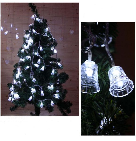 

party decoration bell shape string lights tree fairy light festivals lantern for gift garden flashing lamp home decor wedding birthday