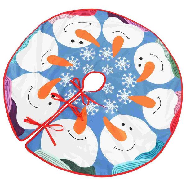 

christmas decorations 1pc tree skirt festival cloth fabric round shape apron
