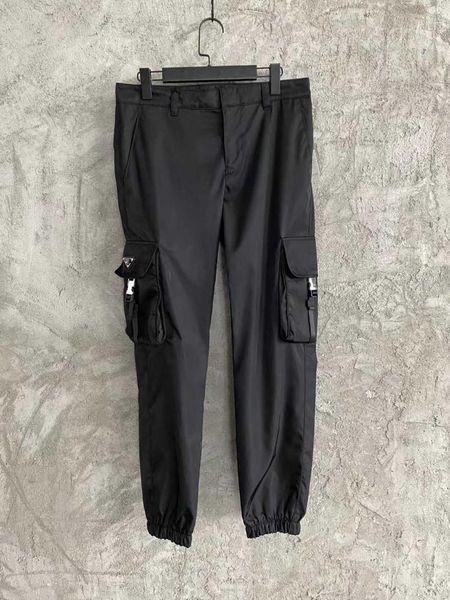 

men's pants men nylon waterproof black cargo jogger