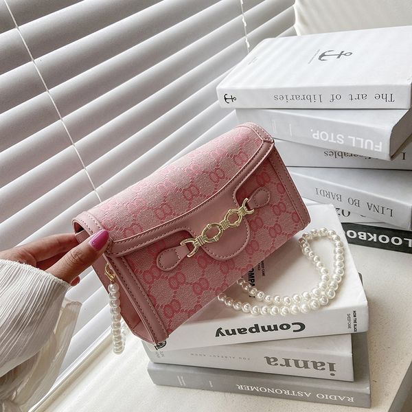 

luxury designer messenger mobile bag women's new fashion casual double shoulder belt single printed small square