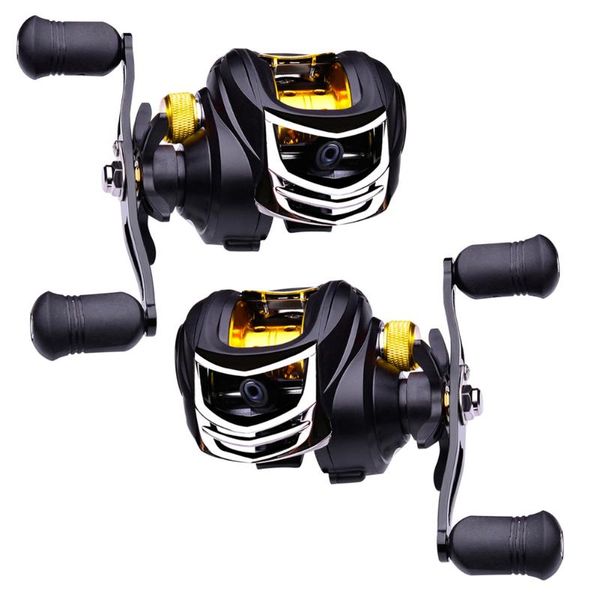 

bait casting fishing reel 7.2:1 line spool long casting freshwater saltwater magnetic brake system ocean sea fish wheel tackle