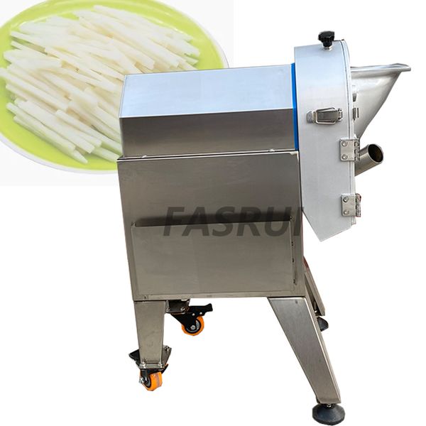 Ticari Restoran Sebze Kesici Makinesi Kıyma Patates Dilimleme Soğan Lahana Dilimleme Makinesi Patates Chiper Zar
