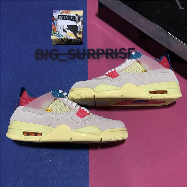 

new 4s basketball shoes jumpman 4 retro black cat cactus jack universitys blue union air men women sneakers off white sail kaws trainers wit