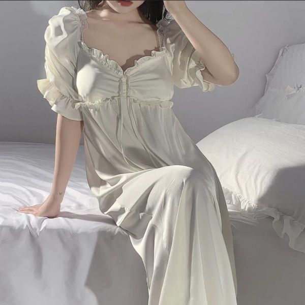 

women's sleepwear women night wear summer nightgown nighty for ladies, Black;red